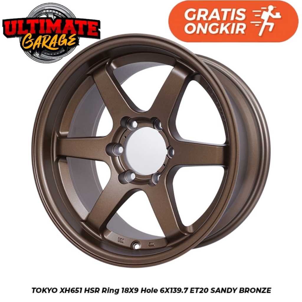 Velg TE37 Ring 18 HSR Mobil Fortuner Pajero Triton Gratis Ongkir