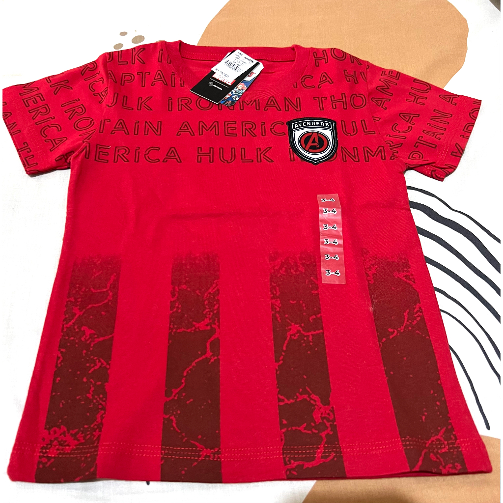 Kaos Anak Laki-laki Marvel Avangers matahari