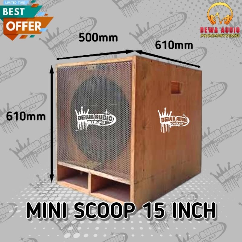 Box Speaker 15 Inch Miniscoop