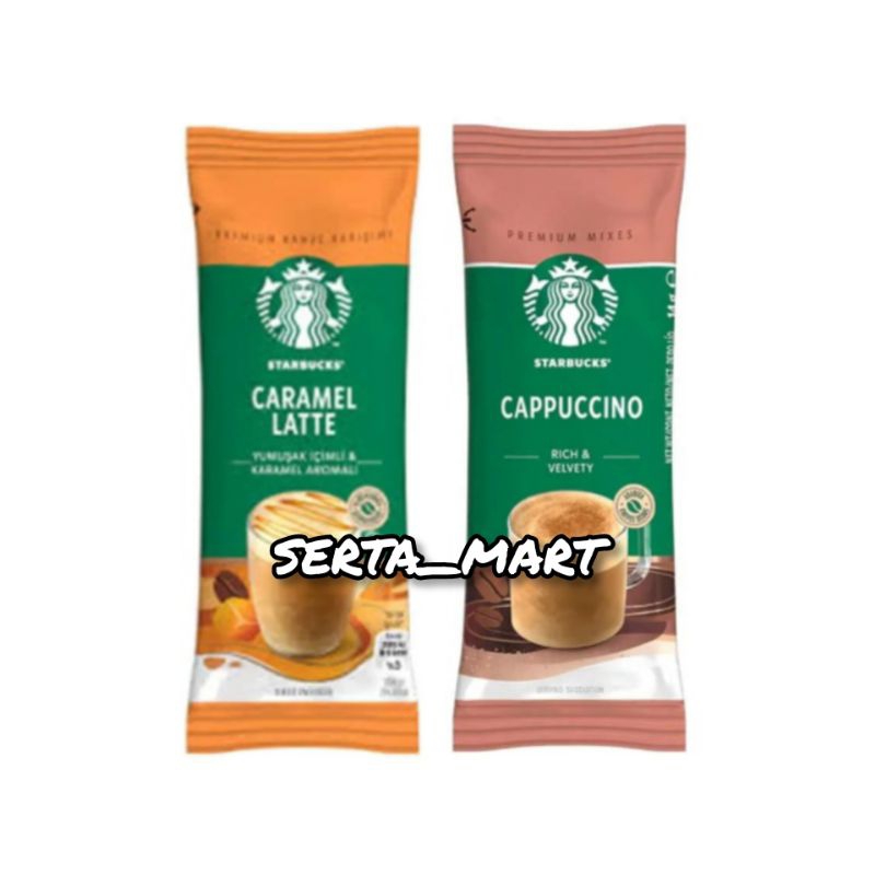 

Starbucks Kopi Instant 18gr - Starbucks Kopi Caramel Latte / Cappucino