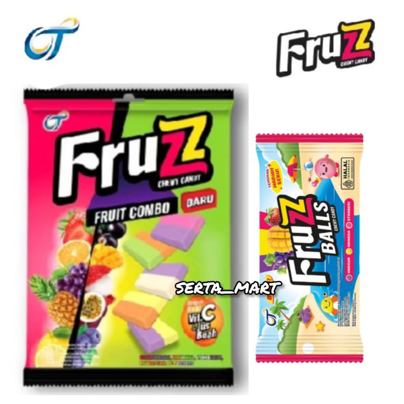 

Fruzz Chewy Candy Fruit Combo 100gr / Permen Fruzz Chewy Candy Balls 25gr