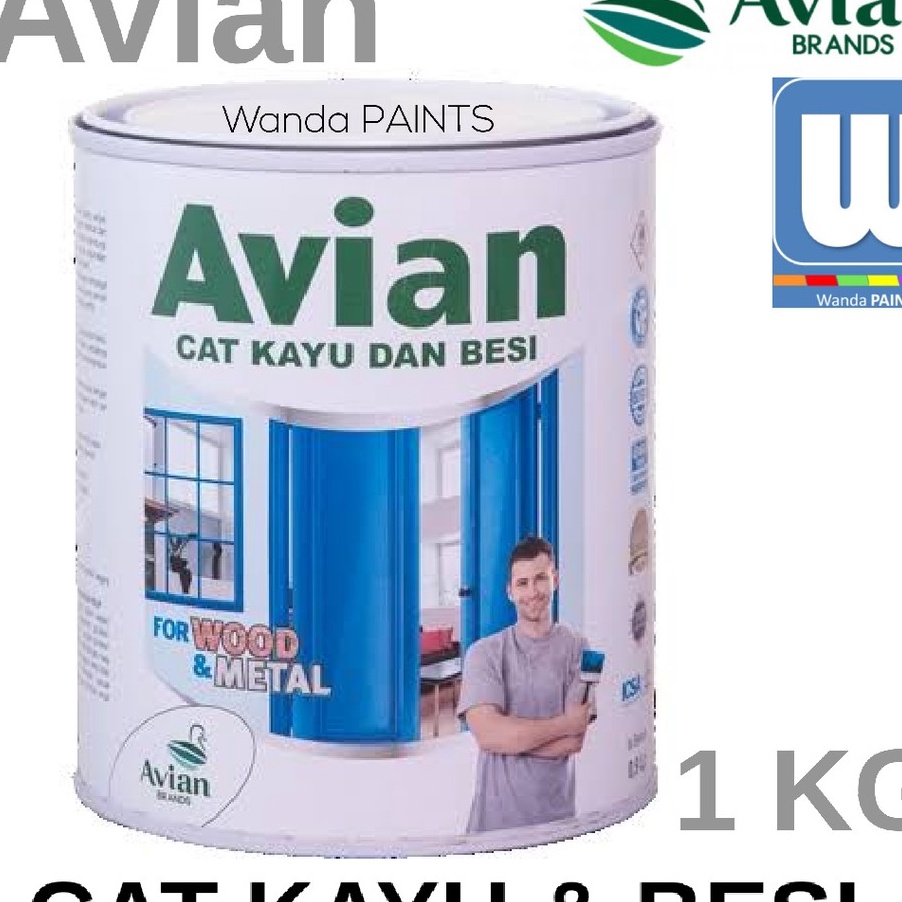 

SUPER HEMAT CAT MINYAK MERK AVIAN 1 KG SEMUA WARNA