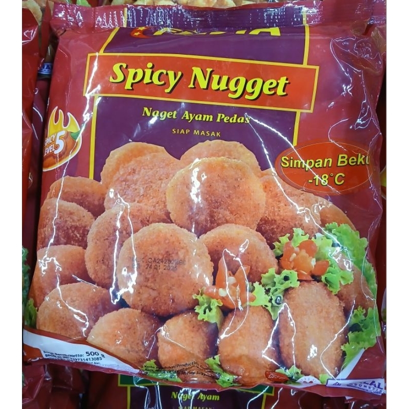 

FIESTA Spicy Nugget Naget Ayam Pedas 500g - HM