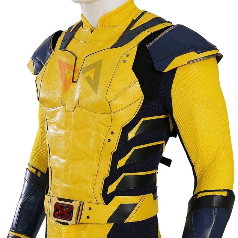 Replika Jaket Wolverine XMAN Cosplay jaket Wolverine costum jaket Wolverine XMAN Deadpool Jaket Repl