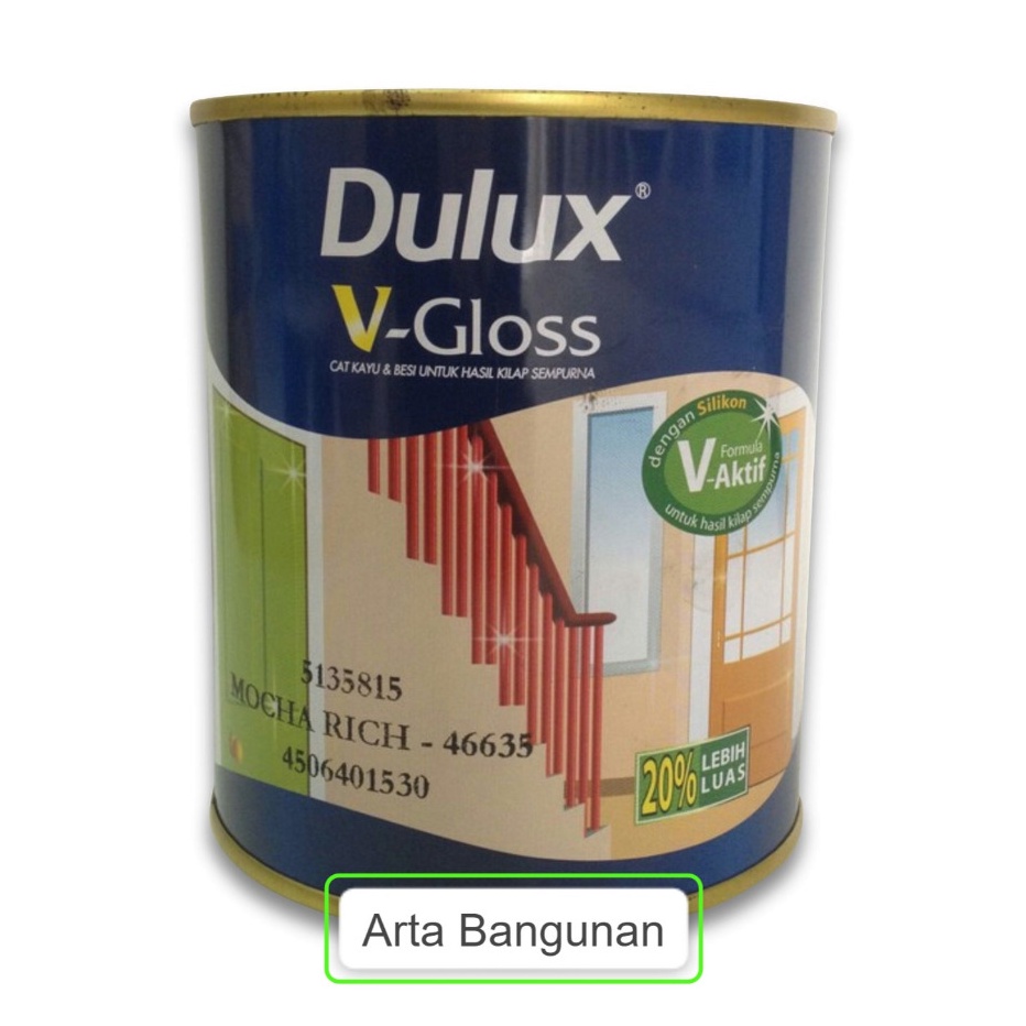 

PENAWARAN TERBATAS Cat Minyak Dulux VGloss Ready Mix Warna Standar 8 Liter