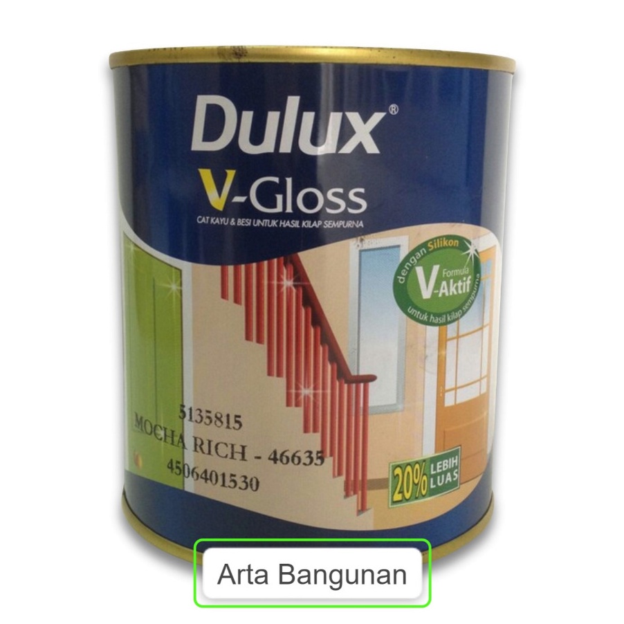 

KUALITAS TAK TERKLAHKAN Cat Minyak Dulux VGloss Ready Mix Warna Khusus 1 Liter