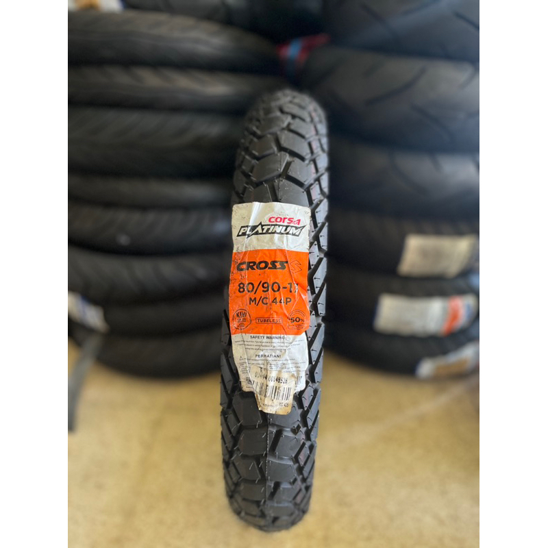 BAN CORSA PLATINUM 80/90-17 TUBELESS