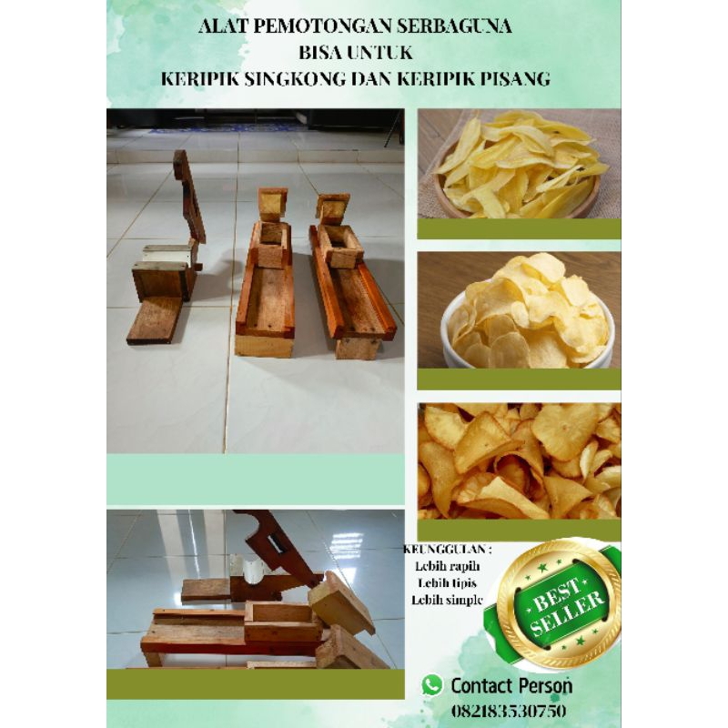 Alat pemotong kripik singkong dan keripik pisang