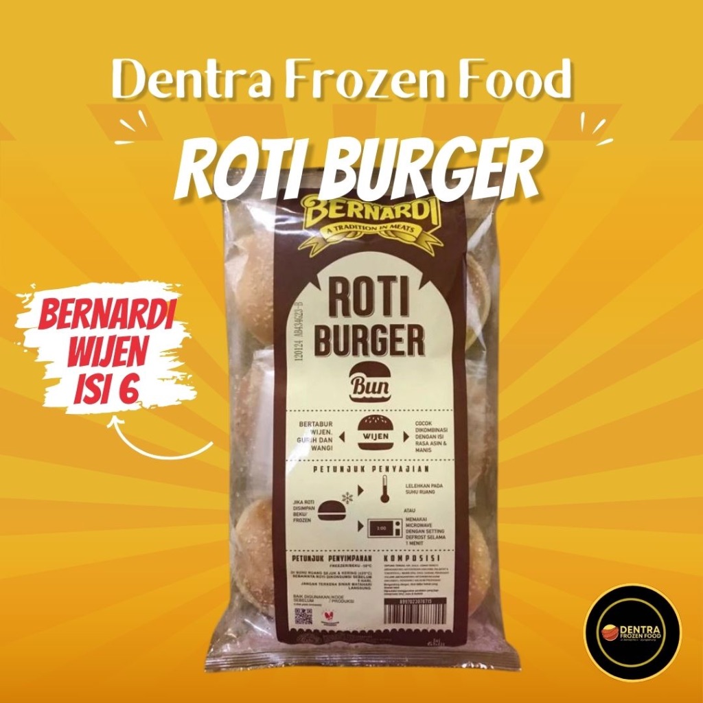 

BERNARDI ROTI BURGER WIJEN 6pcs