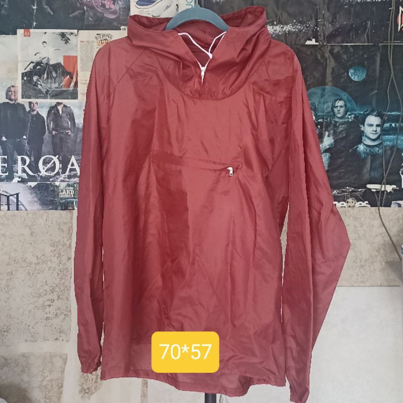 cagoule anorak, water repellant, pocketable