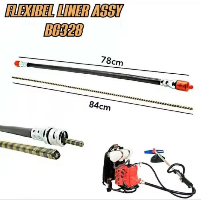 328 Flexible Assy Mesin Potong Rumput 2Tak / Flexible Komplit Mesin Potong Rumput Japan Tech