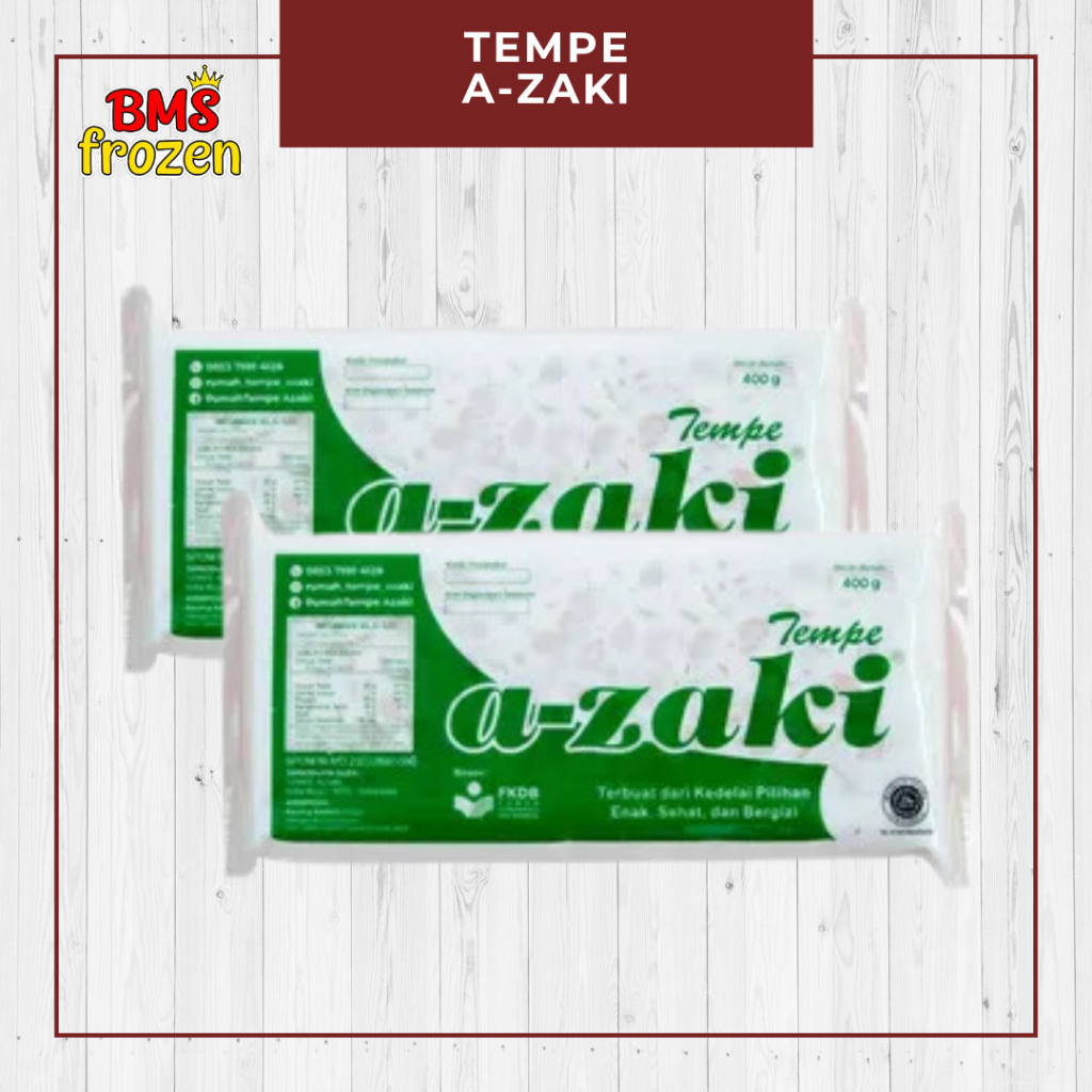 

BMS Frozen Mart | Tempe Kedelai - Tempe A-Zaki - Tempeh