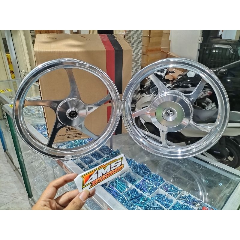VELG VROSSI SOLIKIN R14 185/215 MODEL ENKEI HYLOS MODEL AK55 VARIO 125/150,BEAT,SCOPY, VARIO 110,SPA