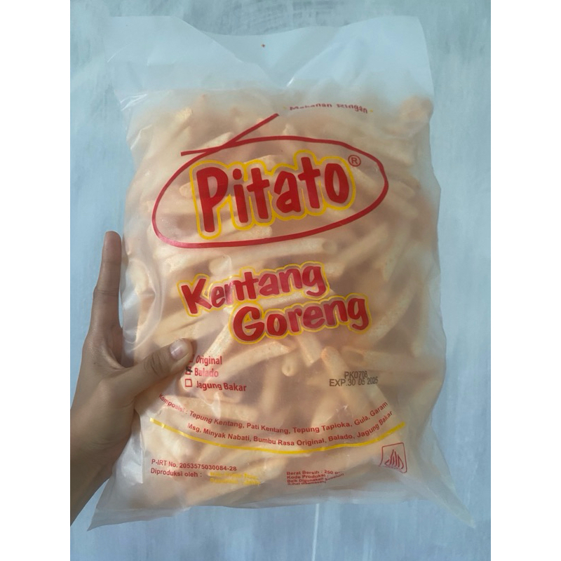 

Pitato kentang goreng Panjar 250gr