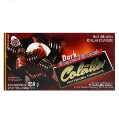 

Collata Dark Compound Chocolate 250gr