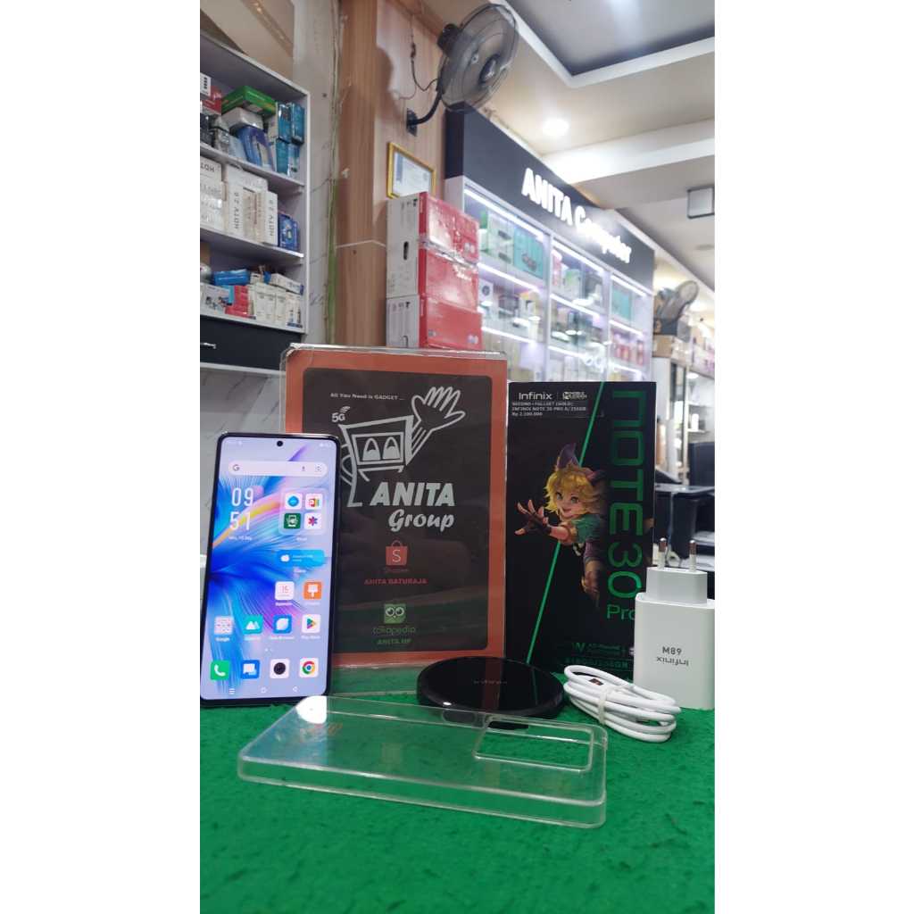 SECOND INFINIX NOTE 30 PRO RAM 8/256GB (GOLD) FULLSET