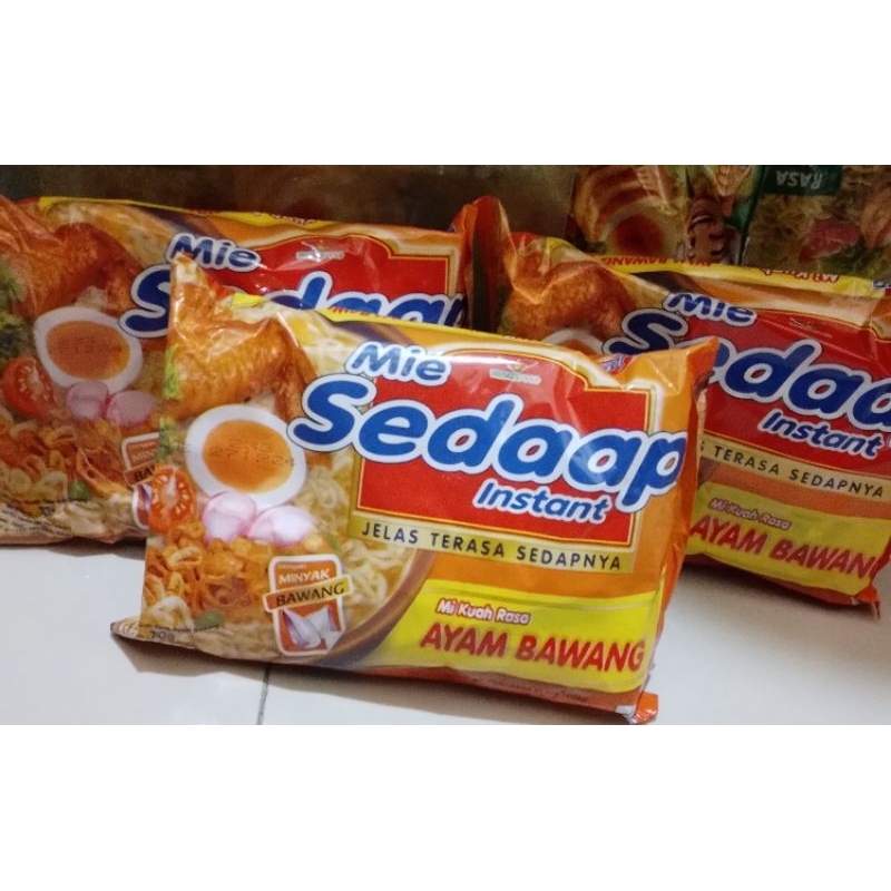 

Mie Instant Kuah SEDAAP Rasa Ayam Bawang 1 Pcs