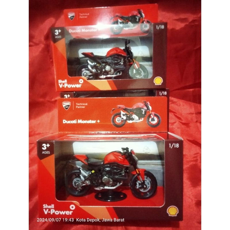 Diecast Ducati Monster + " Maisto "