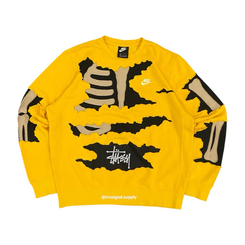 REWORKED NIKE SKELETON CREWNECK