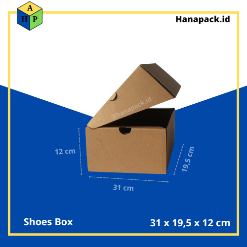 

Shoes Box / Kardus Sepatu / Packaging Sepatu 31 x 19,5 x 12 cm
