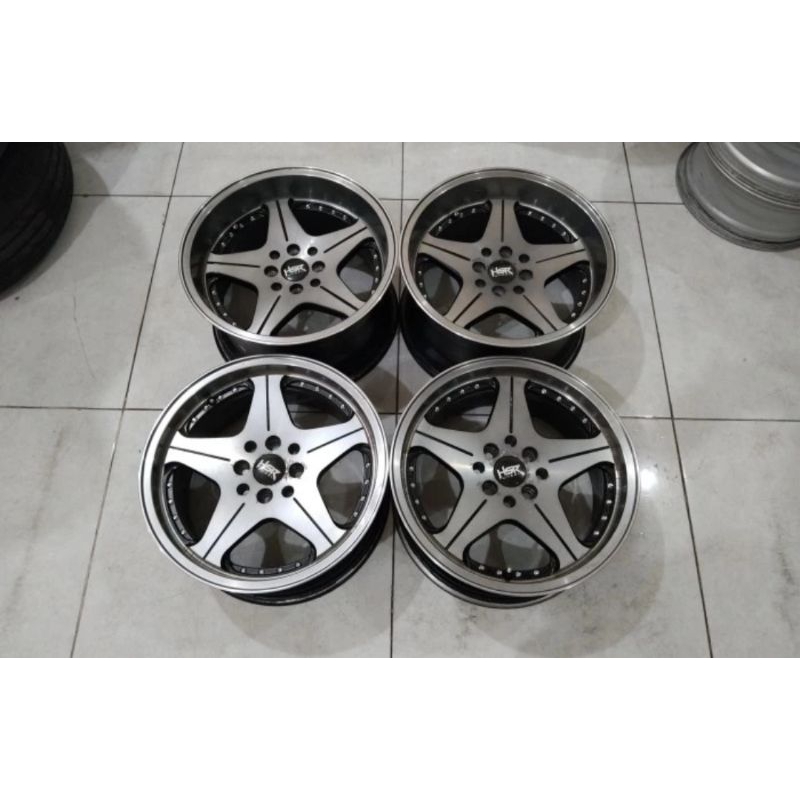 Velg mobil bekas hsr anambas celong ring 16 pcd 4x100 4x114 velg only tanpa ban