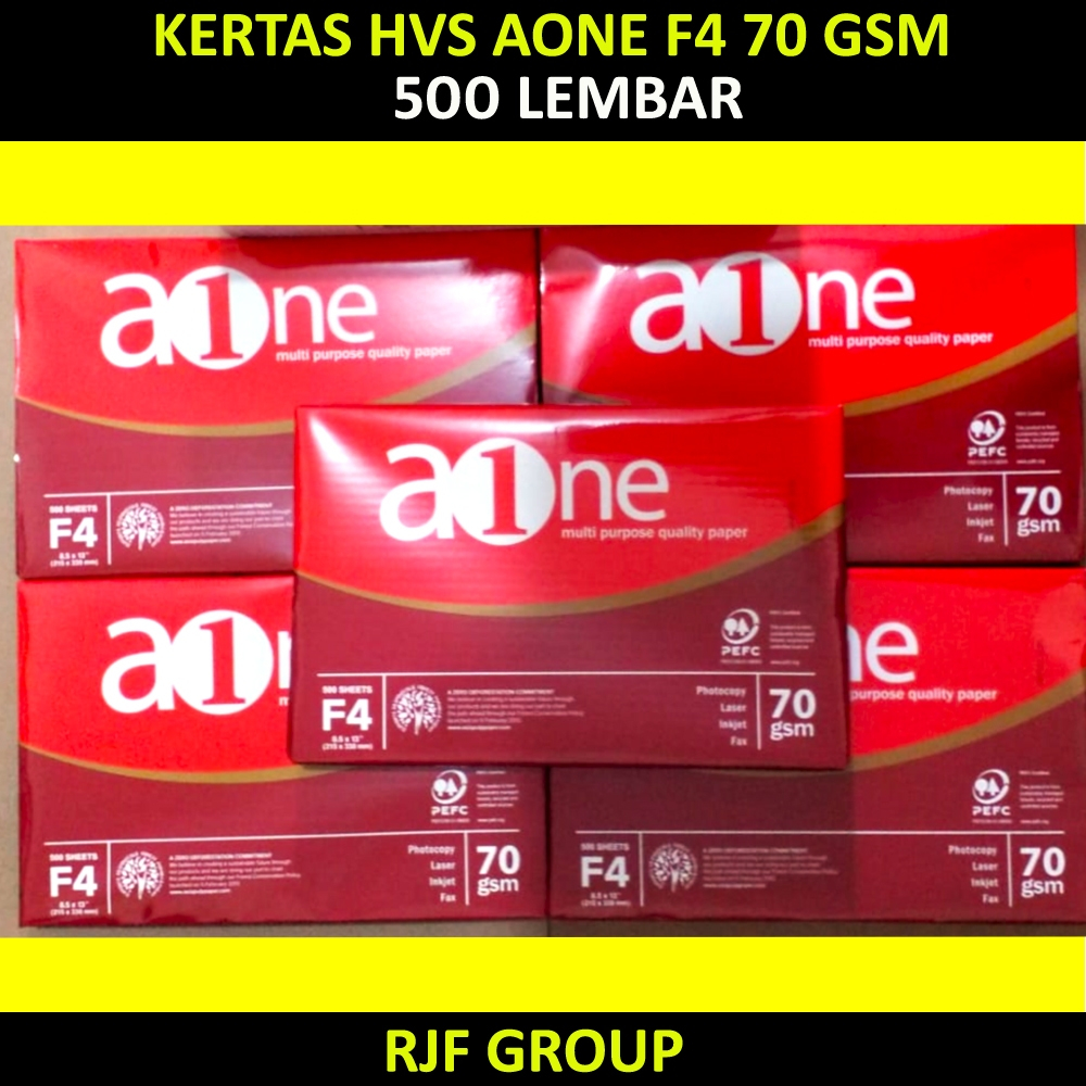 

Kertas HVS AONE FC 70 F4 500 LEMBAR