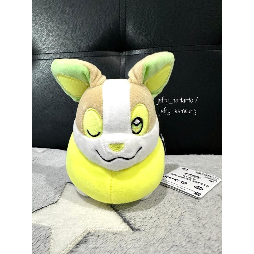 Boneka Pokemon Hopepita Yamper Plush Original Banpresto Bandai Wink Electric Magnemite Pikachu