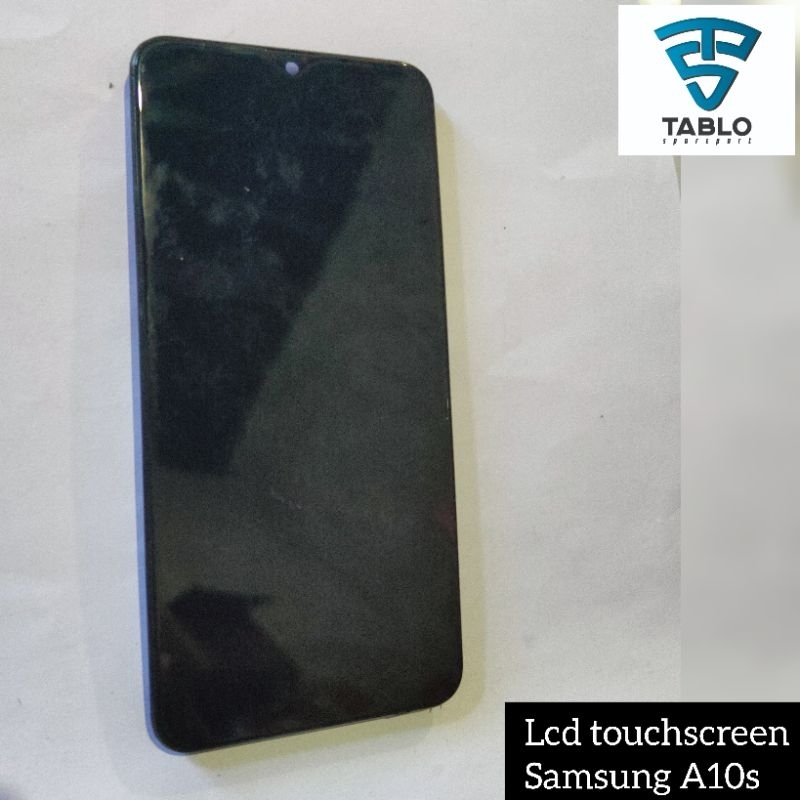 Lcd Touchscreen frame Samsung A10s original Copotan hp