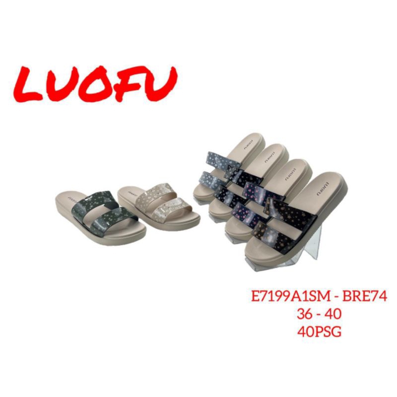 SANDAL WANITA SANDAL SLOP LUOFU SANDAL IMPORT