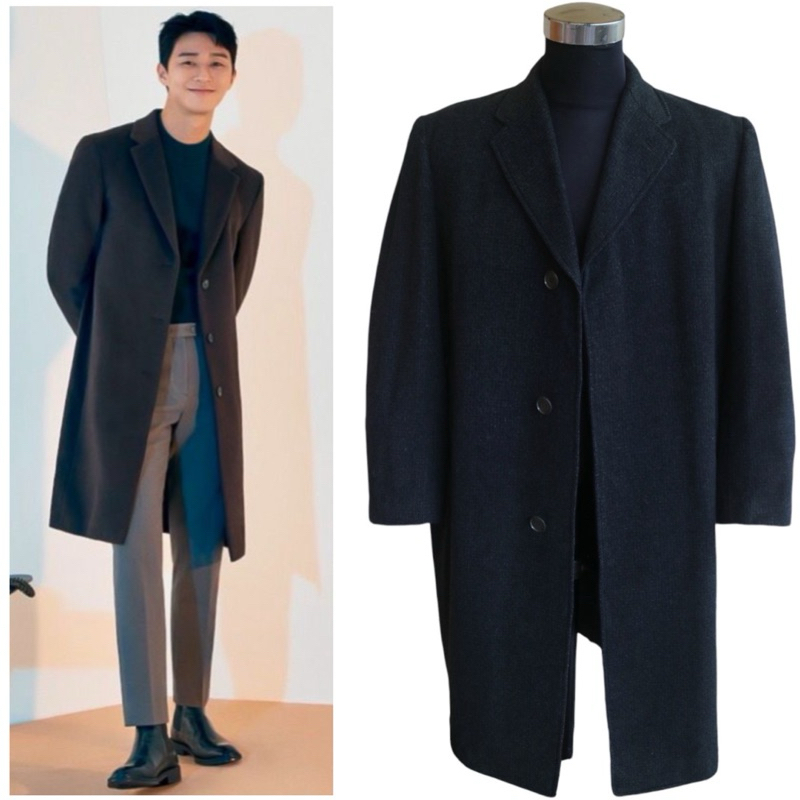Coat wool brand Matsuzakaya