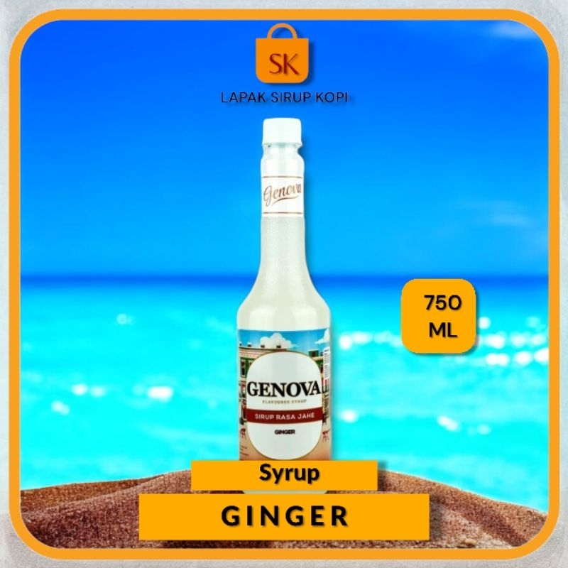 

Ginger syrup Genova 750 ml - sirup genova rasa jahe 750ML