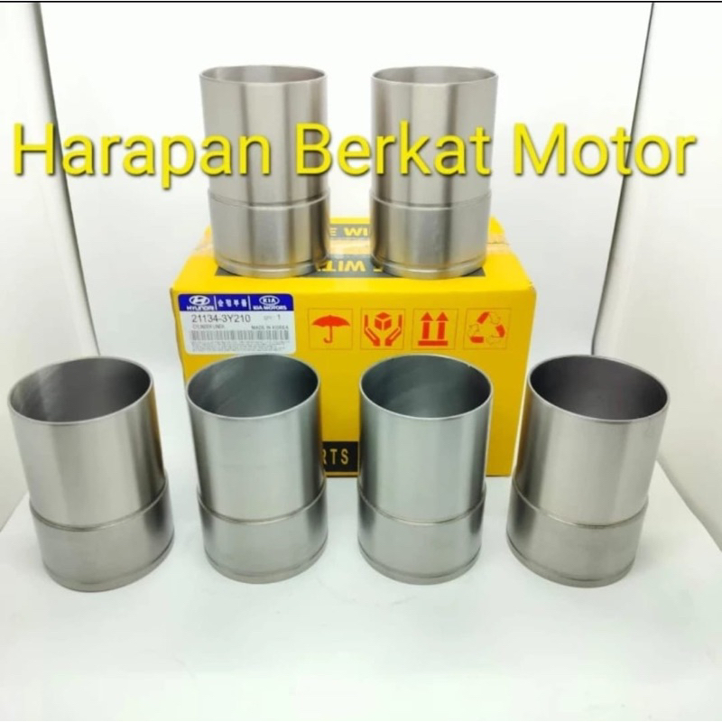 liner set boring cylinder liner kia karnival carnival bensin sedona bensin 1set 4pcs