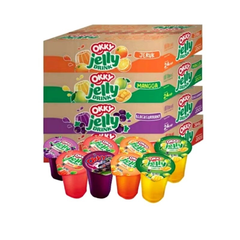 

okky jelly drink 150 ml 1 dus isi 24 pcs