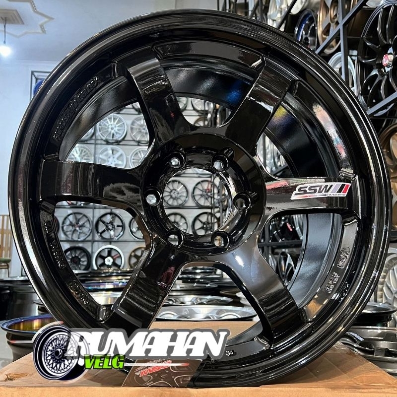 harga velg mobil racing R18 TE37 ORIGINAL SSW THAILAND velg mobil ring 18 velg racing mobil import t