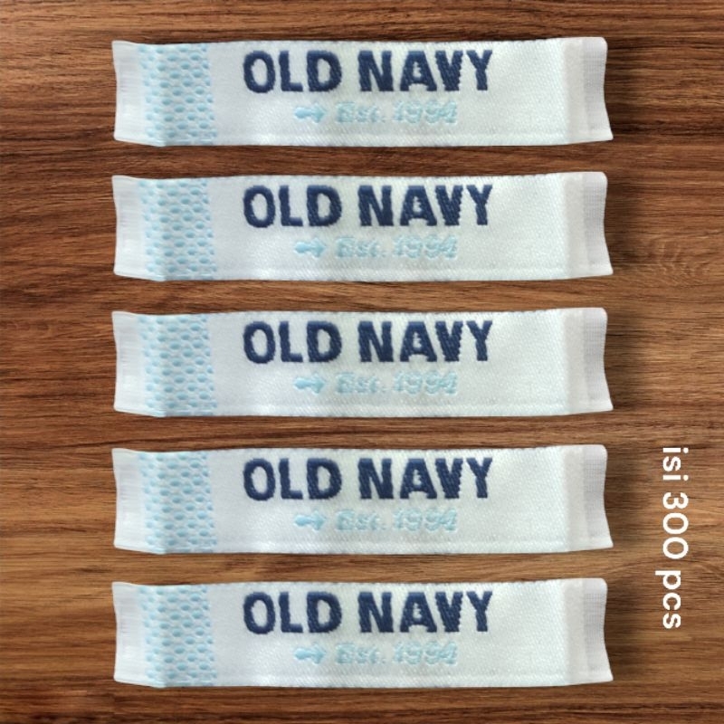 

TAG OLD NAVY | WOVEN RAJUT isi 300 pcs