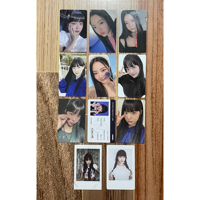 official photocard pc eunchae le sserafim (2)