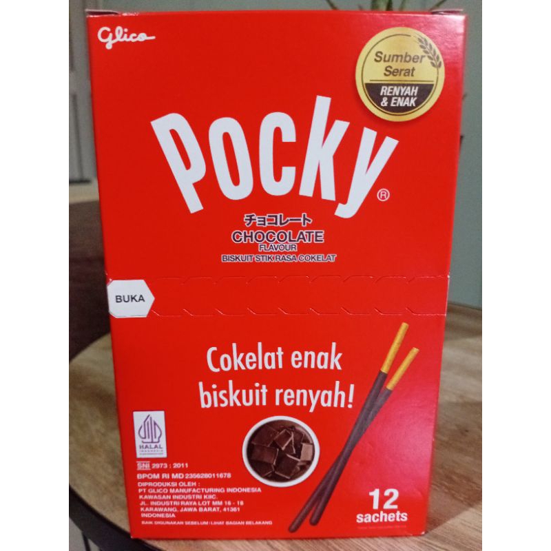 

Pocky chocolate isi 12 pcs (12 gr)