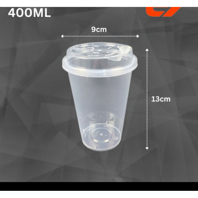 Cup 12 0z 16 Oz injection starindo + tutup