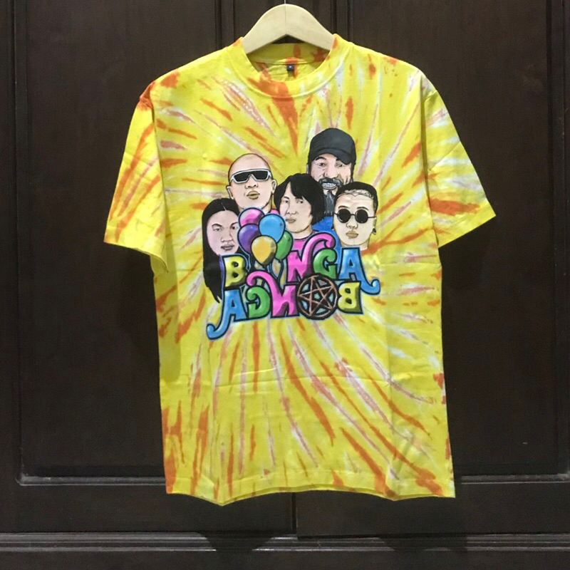 Tshirt Bonga Bonga - Tiedye (Yellow)