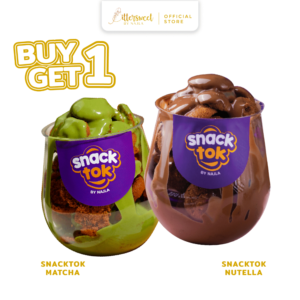 

[ SPESIAL ] Snacktok Full Cookies ( Nutella & Matcha )