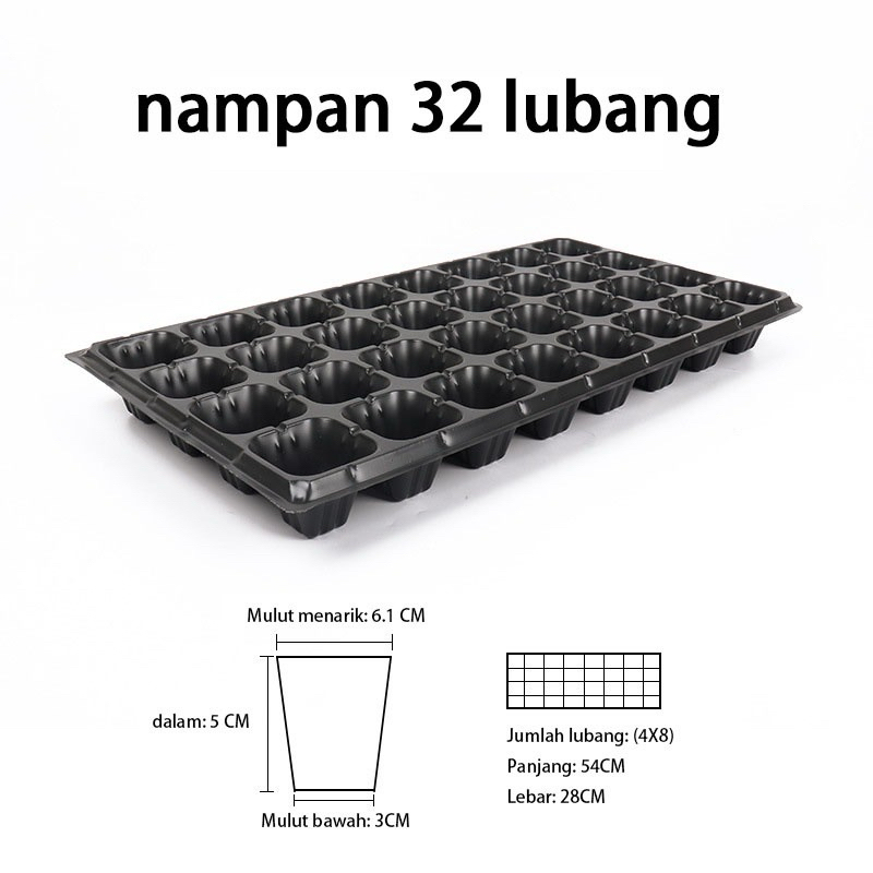 Tray Semai Tebal 1 mm - Tray Semai - Pot Benih - Pot Bibit