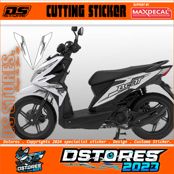STICKER BEAT CUTTING MURAH BEAT NEW FI CUTTING STRIPING BEAT
