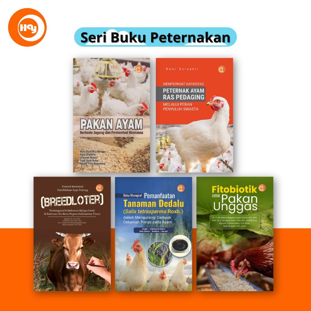 Buku Peternakan | Pakan Ayam Berbasis Jagung,Peternak Ayam Ras Pedaging,Potensi Investasi Pembibitan