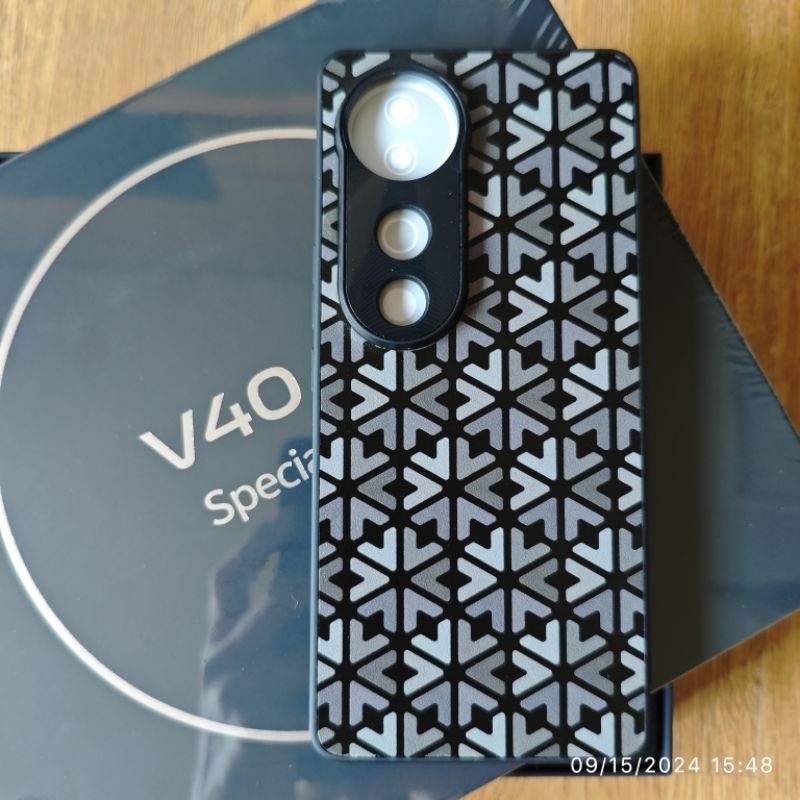 VIVO V40 5G Case (BLACK) ORIGINAL Softcase from Vivo V40 Special Gift Box