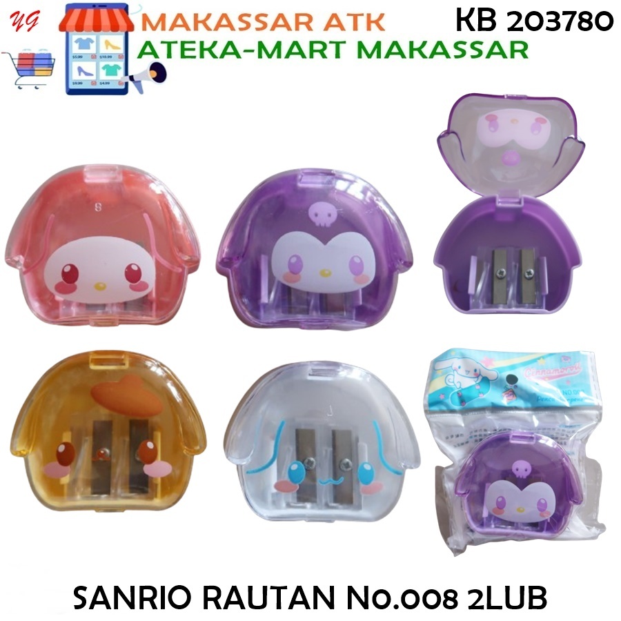 

[PCS] SANRIO RAUTAN NO.008 2 LUBANG RAUTAN LUCU UNIK