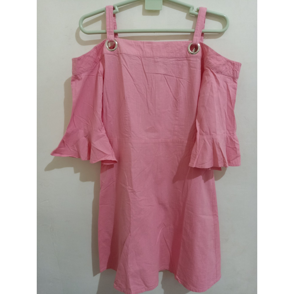 (Preloved) Sale Stock / Sorabel Mini Dress Wanita Warna Pink (Cek Deskripsi)
