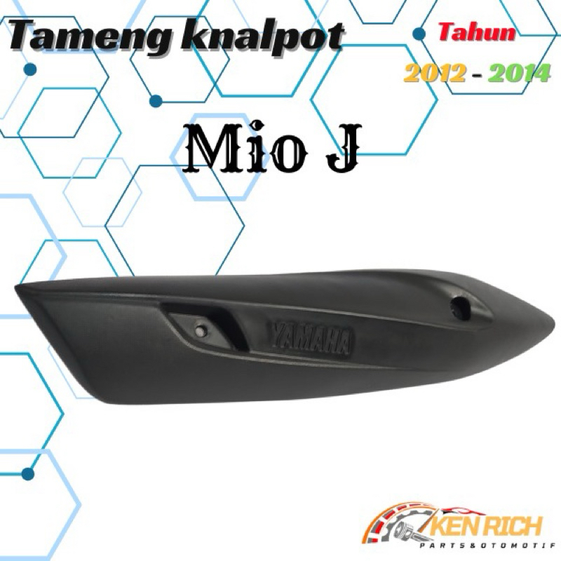 Cover Tutup Tameng Knalpot Model Motor Yamaha Mio J Tahun 2012-2014 Standar