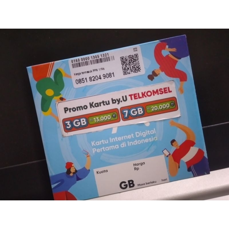 KARTU PERDANA BYU 3GB