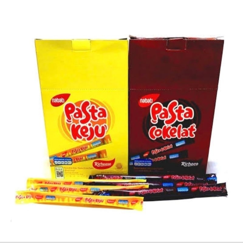 

Nabati pasta keju & coklat 1box isi 30pcs