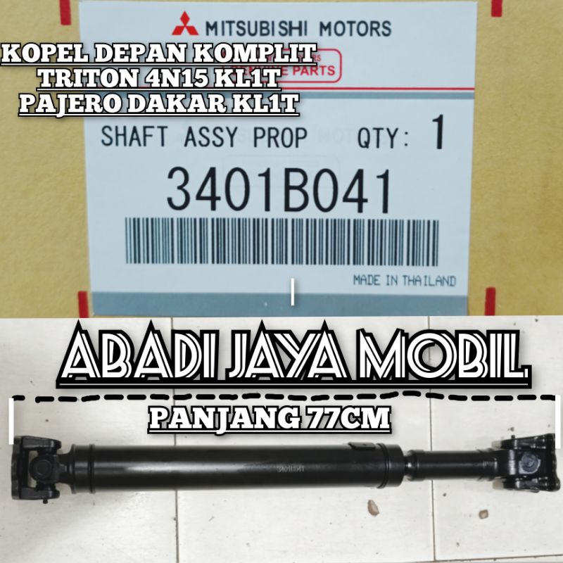 KOPEL DEPAN TRITON KL1T 4N15 PROPELLER SHAFT ASSY DEPAN TRITON KL1T 4N15 3401B041